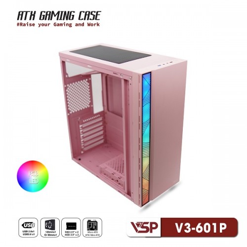 Vỏ Case VSP V3-601P - Màu Hồng