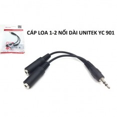 Cáp chia âm thanh 1 ra 2 đầu 3.5mm Unitek YC 901