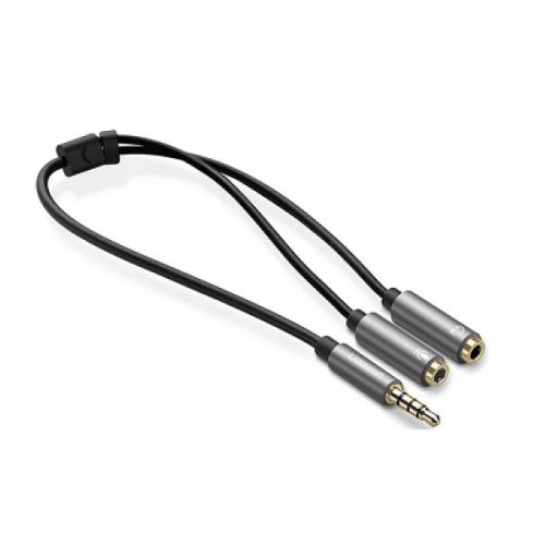 Cáp chia Audio 3.5mm ra mic và loa