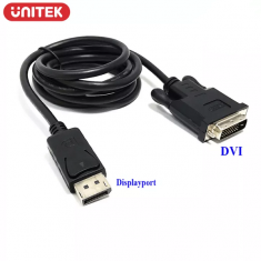 Cáp chuyển DisplayPort sang DVI 24+1 dài 1.8M Unitek Y-5118BA