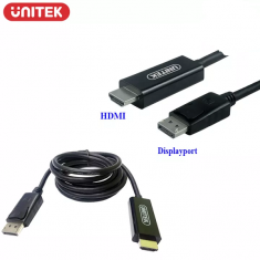 Cáp chuyển đổi Displayport sang Cổng HDMI Unitek 5118CA