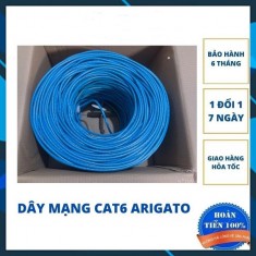 Dây mạng CAT6 Arigato thùng 305m màu xanh