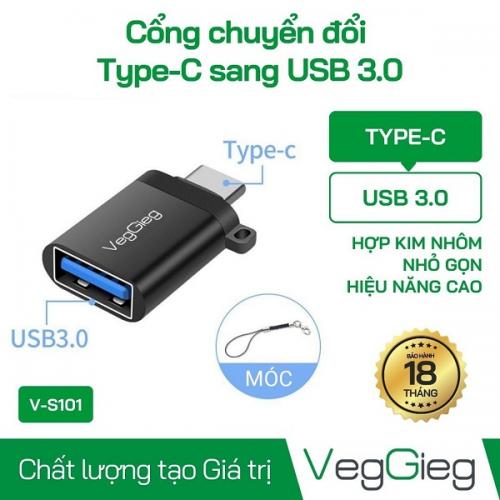 Đầu chuyển Type C sang USB 3.0 VEGGIEG V-S101