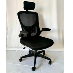 Ghế công thái học 801 có tựa kê đầu - Màu đen