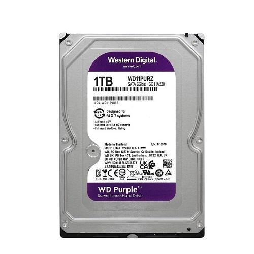 HDD WD Tím Chính Hãng 1TB(WD11PURZ)