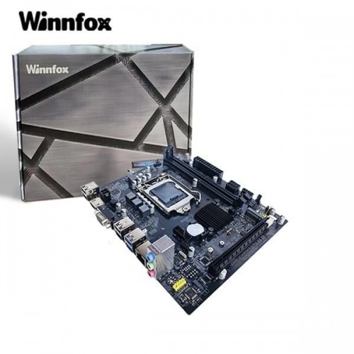 Mainboard Winnfox H310 (VGA, HDMI, LAN 100Mbps, M.2 NVME, 2 khe RAM DDR4)