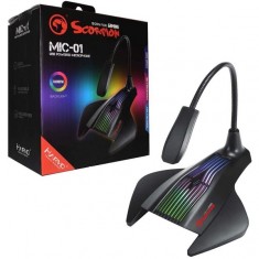 Micro Thu âm MARVO MIC 01 có đèn Led RGB (cắm cổng USB)