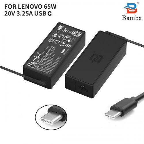 Sạc Laptop Bamba 20V – 3.25A (Usb C) Dùng Cho Laptop Lenovo,Hp,Dell,Acer,Asus…