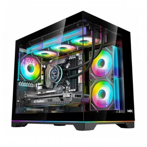 Vỏ case MIK G7 Led Strip BLACK